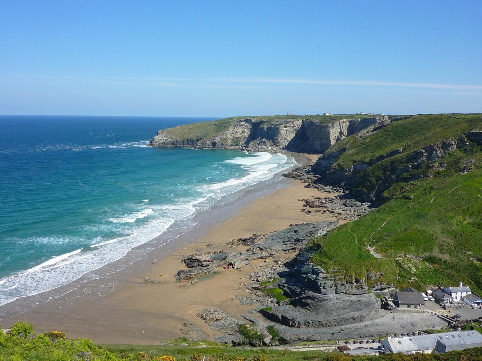 The Poldark Inn Delabole Exterior foto